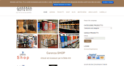 Desktop Screenshot of carenzacolori.com
